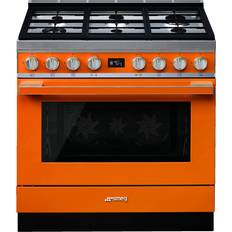 90cm - A+ Gas Cookers Smeg CPF9GPOR Orange