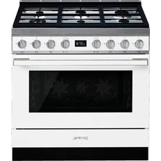 90cm - A+ Gas Cookers Smeg CPF9GPWH White