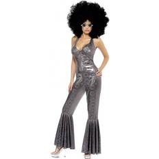 Silver Fancy Dresses Smiffys Disco Diva Costume