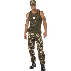 Smiffys Khaki Camo Costume Male