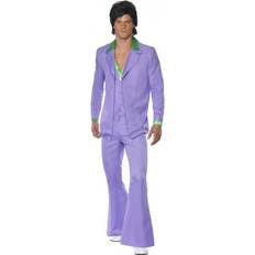 Smiffys Lavender 1970's Suit Costume