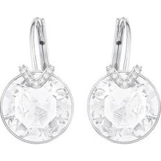 Swarovski Bella V Pierced Earrings - Silver/Transparent