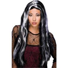 Halloween Long Wigs Rubies 24" Streaked Witch Wig