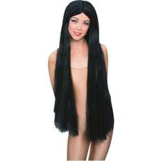 Halloween Long Wigs Rubies 36" Black Streak Witch Wig