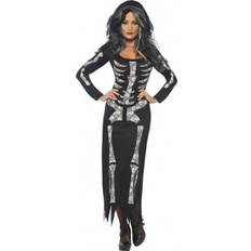 Smiffys Skeleton Costume Black