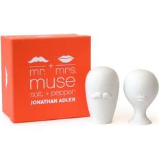 Jonathan Adler Mr. & Mrs. Muse Salt Mill, Pepper Mill 2pcs 8.9cm