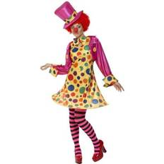 Smiffys Clown Lady Costume Multi-Coloured