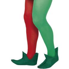 Red Shoes Fancy Dress Smiffys Elf Boots