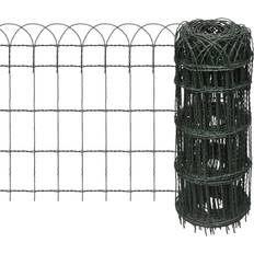 Iron Fence Netting vidaXL Garden Lawn Edging Border Fence 60cmx25m