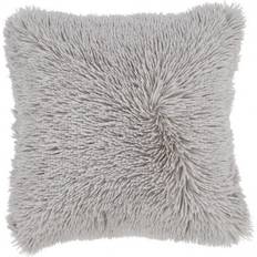 Catherine Lansfield Cuddly Shaggy Cushion Cover Silver (45x45cm)