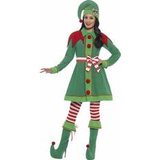 Fancy Dress Smiffys Deluxe Miss Elf Costume