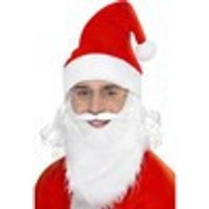 Unisex Santa Hats Fancy Dress Smiffys Santa Dress Up Kit