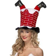 Cheap Hats Fancy Dress Smiffys Santa Stuck in Chimney Hat