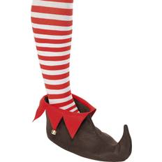 Red Shoes Fancy Dress Smiffys Elf Shoes