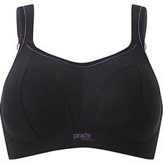 Panache Sportswear Garment Bras Panache Sports Non Wired Bra - Black