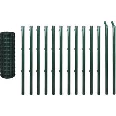 Green Fence Netting vidaXL Euro Fence Set 142399 100cmx25m