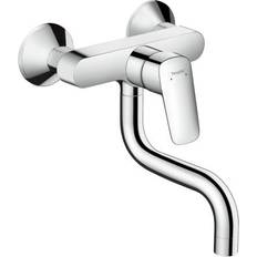 Wall Mounted Kitchen Taps Hansgrohe Logis 71836000 Chrome