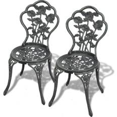 vidaXL Bistro 2-pack Garden Dining Chair