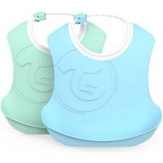 Plastic Food Bibs Twistshake Bibs 4m+ 2-pack