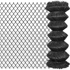 Green Chain-Link Fences vidaXL Chain Link Fence 100cmx25m