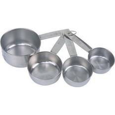 Handwash Measuring Cups Dexam Stainless Steel Measuring Cup 4pcs