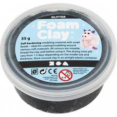 Black Foam Clay Foam Clay Glitter Clay Black 35g
