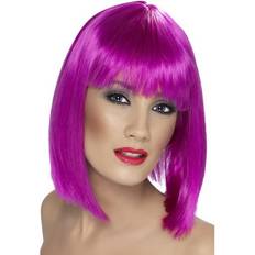 Smiffys Glam Wig Neon Purple