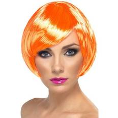 Smiffys Babe Wig Fire Coral