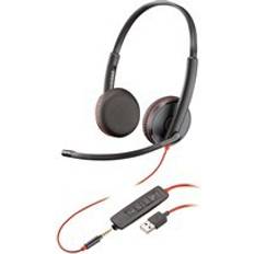 Poly Over-Ear Headphones Poly Blackwire C3225 USB-A