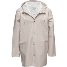 Beige - Men Rain Jackets & Rain Coats Stutterheim Stockholm Raincoat Unisex - Light Sand