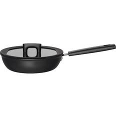 Dishwasher Safe Sauteuse Fiskars Hard Face with lid 24 cm