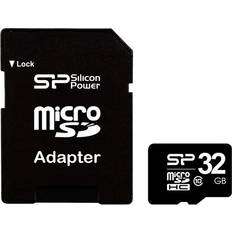 32 GB - microSDHC Memory Cards Silicon Power MicroSDHC Class 10 32GB +Adapter