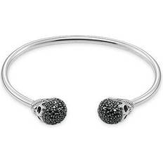 Thomas Sabo Skull Pavé Bracelet - Silver/Black