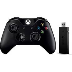 Microsoft Gamepads Microsoft Xbox One Controller + Wireless Adapter