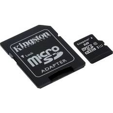 128 GB - microSDXC Memory Cards & USB Flash Drives Kingston Canvas Select MicroSDXC Class 10 UHS-I U1 80/10MB/s 128GB +Adapter