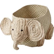 Rice Woven Storage Elephant