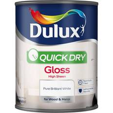 Dulux Quick Dry Gloss Wood Paint, Metal Paint Brilliant White,Magnolia,Timeless,Natural Calico 2.5L