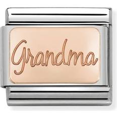 Nomination Composable Classic Grandma Link Charm - Silver/Rose Gold