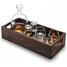 LSA International Whisky Islay Connoisseur Set Whiskey Carafe 6pcs