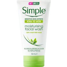 Non-Comedogenic Face Cleansers Simple Kind to Skin Moisturising Face Wash 150ml