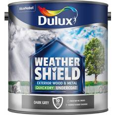 Dulux Grey Paint Dulux Weathershield Quick Dry Undercoat Exterior Metal Paint Grey 2.5L