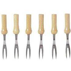 Beige Forks Chef Aid Corn Cob Fork 6pcs