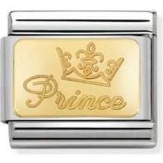 Nomination Composable Classic Prince Link Charm - Silver/Gold