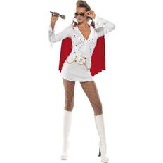 Smiffys Elvis Viva Las Vegas Costume White