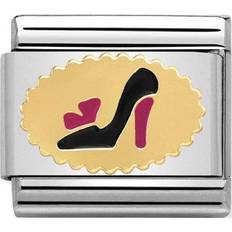 Nomination Composable Classic Link Madames Shoe Charm - Silver/Gold/Black/Pink