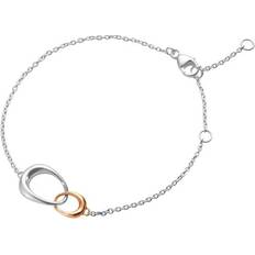 Rose Gold Bracelets Georg Jensen Offspring Bracelet - Silver/Rose Gold