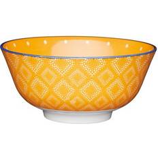 Microwave Safe Serving Bowls KitchenCraft Orange Spotty Serving Bowl 15.7cm