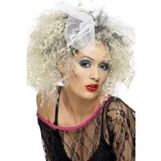 Cheap Short Wigs Fancy Dress Smiffys 80s Wild Child Wig Blonde