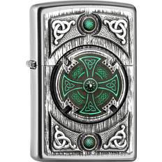 Zippo Windproof Celtic Green Cross