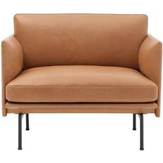 Muuto Outline Leather Armchair 71cm